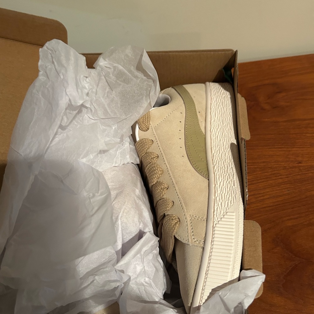 Puma Suede Classic Tan Sneakers - Picture 4 of 5